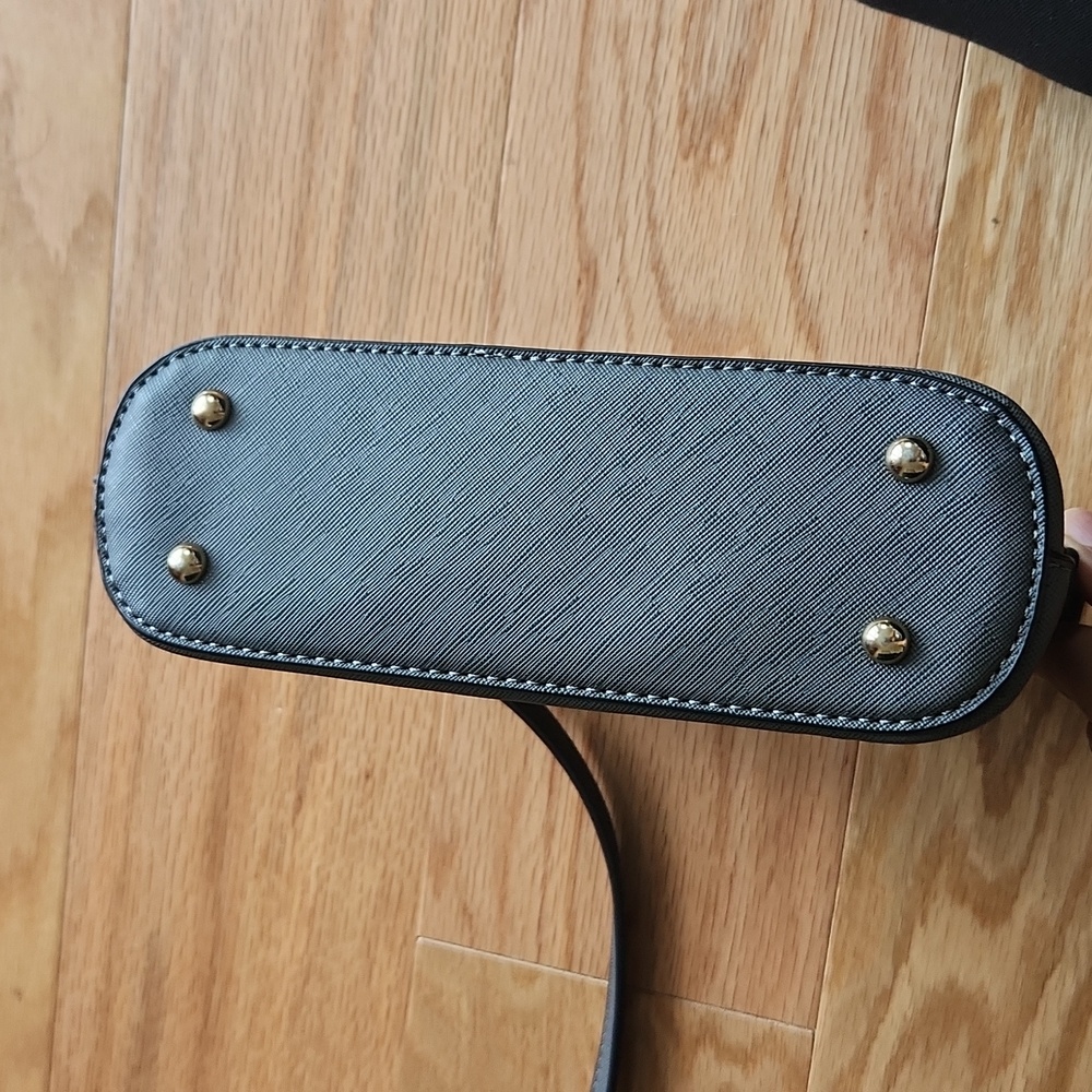 Mini crossbody dome handbag Gray - Picture 8 of 15